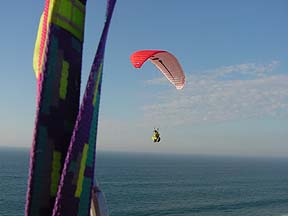 Ridge Soaring over the Ocean